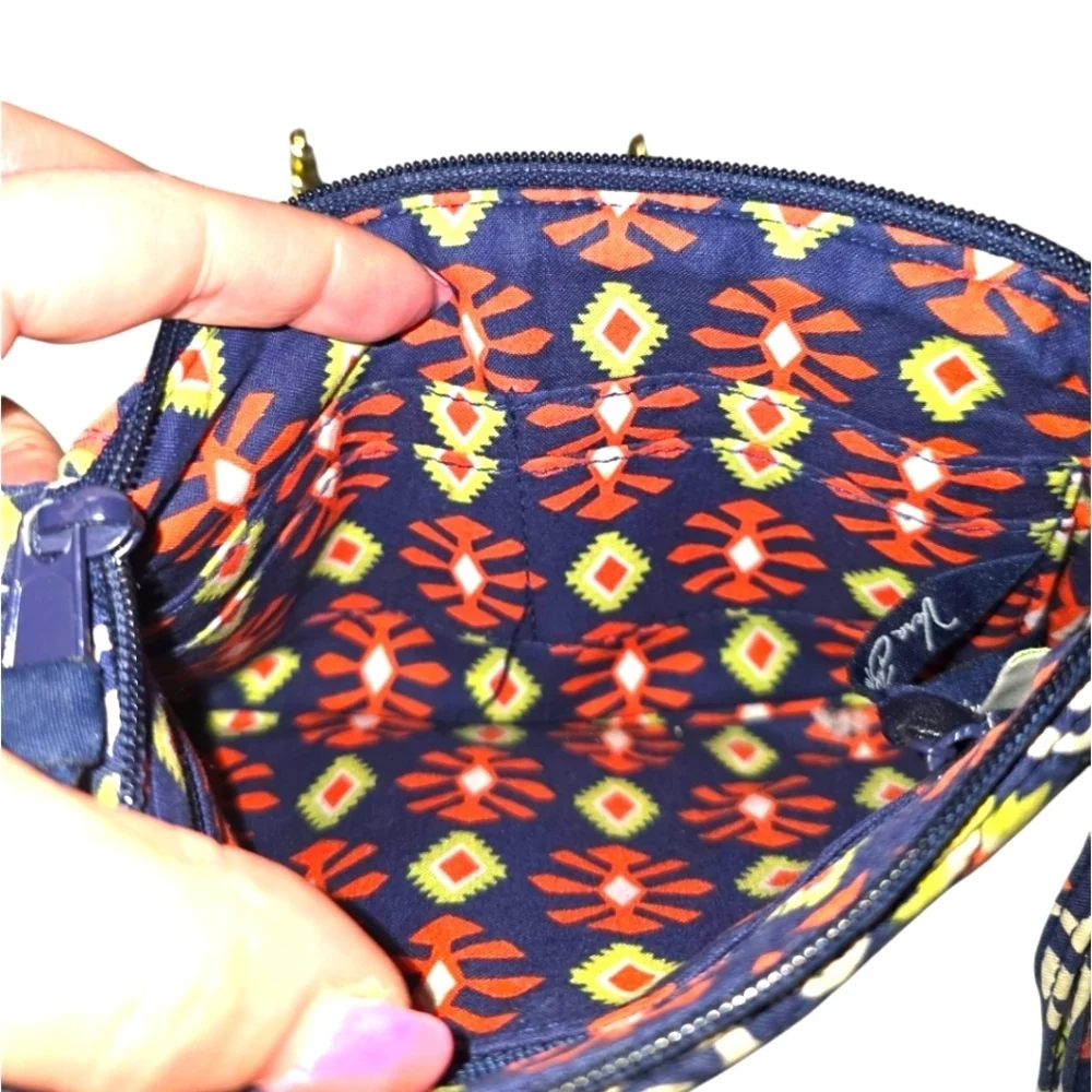 Vera Bradley Boho Eccentric Quilted Wristlet